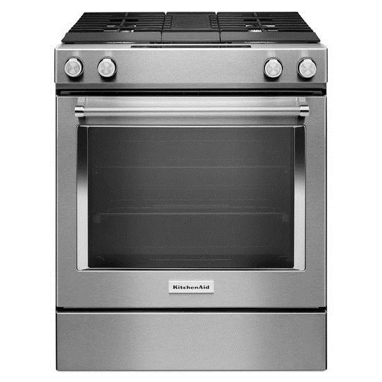 Dual fuel store convection range